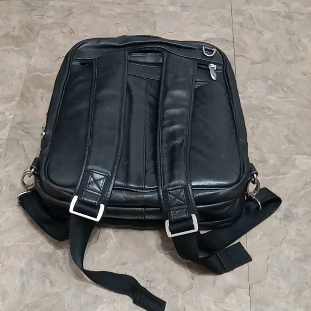 Mcklein Vintage Black Leather Men's Bag